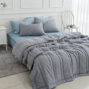 [르헤브] 누네 소프트마이크로 누비이불 베개세트 (SS/싱글)