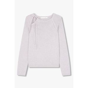 [지컷]래글런 리본 디테일 니트 풀오버(7215150202)