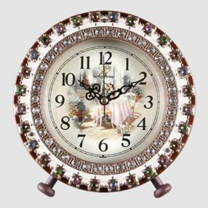 T-104 TS 엔틱 클래식 탁상시계 무소음 쥬얼리 인테리어 시계 탁상시계 집들이