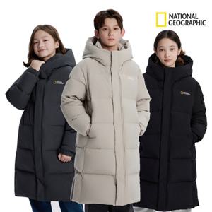 내셔널지오그래픽키즈 롱패딩 K254UDW340 남아 여아 카이만 구스 다운 겨울 점퍼 170 딜