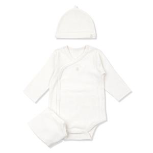 [오가닉맘]크림솔리긴소바디수트세트 MHFLQS01