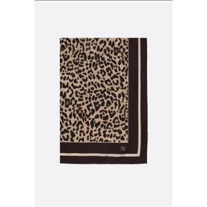 VALENTINO GARAVANI Fauve Eclat foulard in silk 7W2EI114PGXCF3