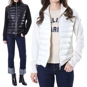 몽클레어 패딩레이어드 여성 니트 집업/9B00025 M1131