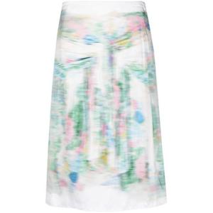 로에베 여성 화이트 미디 스커트 S540Y08XA2 2016