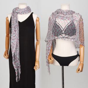 샵앤) 스페이스 여성 크로세 비치 숄 스카프 GS-WSC-0245-민트