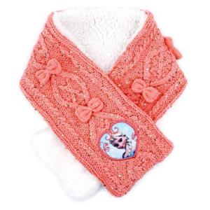 방한방풍용품 코랄 겨울왕국 리본 넥워머 털목도리 여아목도리 키즈