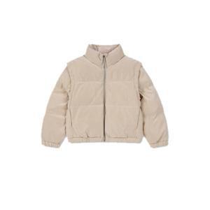 [탑텐키즈]MKE4JP2222 여아) 플러스웜 소매 디테처블 숏패딩 점퍼