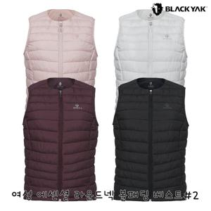 블랙야크 여성 조끼패딩 여성 에센셜 라운드넥 볼패딩 베스트 1BYVSWU504