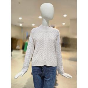 [캐리스노트]MARIO캐리스노트-꽈배기 반폴라 니트(CN4WKT904)