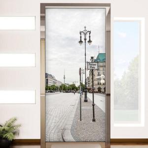 아트박스/꾸밈 ip401-유럽의거리_현관문방문시트지