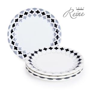 헨느 메디앙16.5cm 접시 4P/일본 도자기그릇/파스타볼