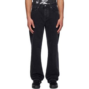 25 FW 누디진 남성 블랙 터프 토니 데님 진 251078M186036