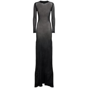 톰포드 파인 비스코스 혼방 크레이프 롱 드레스 81I-MCY029