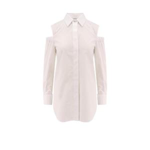 25SS 막스마라 ADV   RAGNI 오버사이즈 컷 아웃 숄더 셔츠 2511191032600001