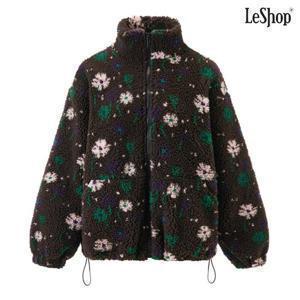 [르샵]플라워 양털 시어링 플리스 집업 퍼 자켓 (DP4JK017A)