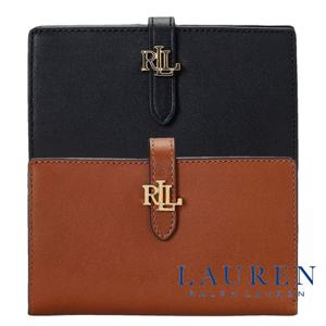 폴로 랄프로렌 16652205 여자 접이식 로고 가죽 지갑