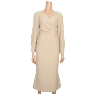 [GGPX] 퍼프 리본끈 랩 롱 원피스 (GOHOPA10F)