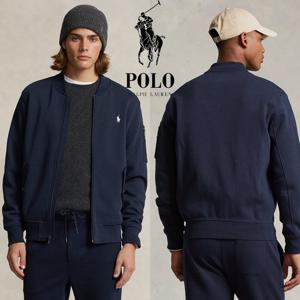 폴로 랄프로렌 15913094 남자 더블 니트 봄버 자켓