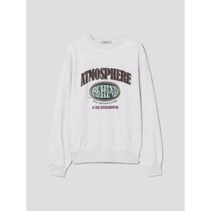 (355Y41LY22) [에잇세컨즈] 기모 그래픽 스웨트 셔츠  라이트 그레이