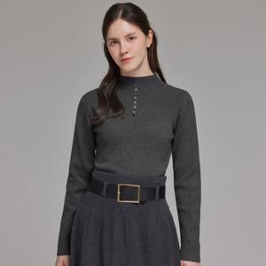 FOCUS   인베스트  리버시블 미들 넥 골지 니트 PBINF5W3KT2261