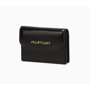[질스튜어트ACC] JAWA5E521 [코코]블랙 로고 포인트 장식 소가죽 카드지갑