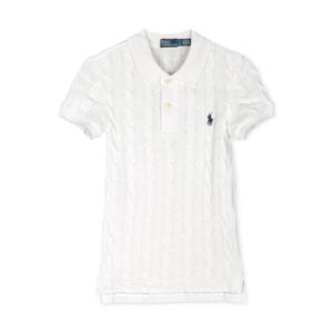 [꼬르소밀라노] 폴로랄프로렌 여성 포니 로고 자수 화이트 반팔티 211943010 001