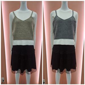 [수스]꽈베기 니트뷔스티에 베스트 S254BVTA51_US