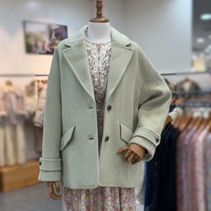 [써스데이아일랜드]테일러드 하프기장 반코트 t248mjk235