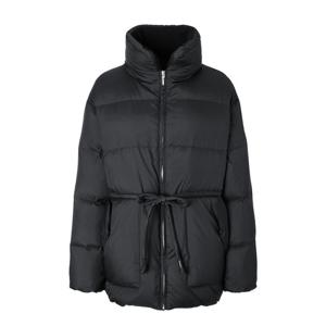 질스튜어트 뉴욕 여성 24FW 블랙 단색 구스다운 패딩점퍼 WJJU4D140BK