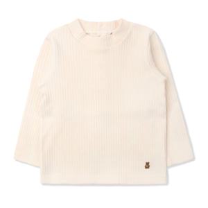 [오가닉맘]골지반폴라티셔츠크림(MFWTTS01)