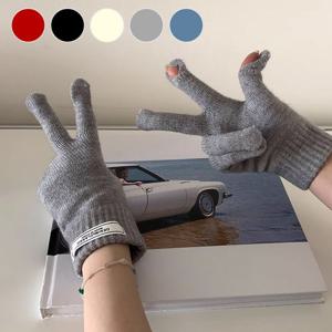 스마트 터치홀 손가락 패션장갑 터치구멍장갑