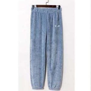 여성 극세사 조거팬츠 융털 데일리 잠옷 도톰방한바지