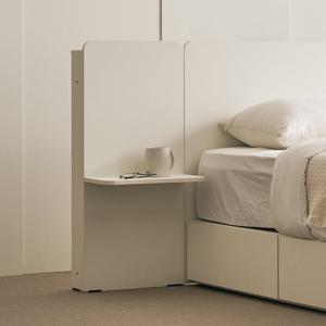 [에몬스]플랫온 LED 호텔 수납침대 사이드 일반 패널