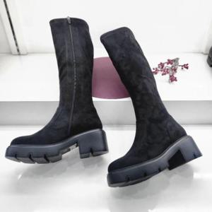 미셸BY탠디 sh06 여성청키굽 스판세무부츠 X25508R