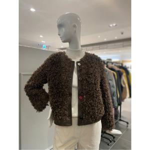 르니앤맥코이 안감 무스탕 컬러단추 뽀글이 퍼 자켓 (MM12MJ004HJY)