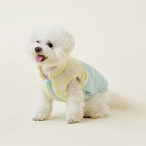 울리 와플 하네스 패딩 베스트 강아지 겨울 옷