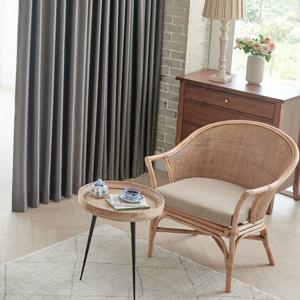 뷰하우스 아도니스 나비주름 암막커튼 커튼봉세트 특대형