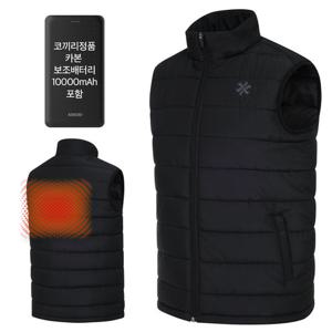 훌리건 h2102bk 탄소섬유 usb 발열 조끼 배터리포함