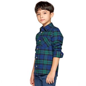 [GS특가] CQR 아동 남방 택티컬 면남방 체크셔츠 CQ-LOF003