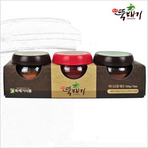 [뚝배기식품]옛맛 뚝배기 - 미니3종 장류세트(된장/고추장/쌈장 각 100g)