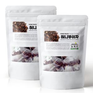 늘해찬 볶은 허니부쉬 삼각티백  꽃차 허브차 티백 100티백