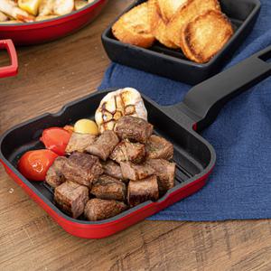 도무스 도도 다이캐스팅 인덕션 미니 그릴팬 14cm