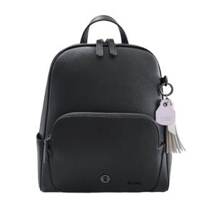 [에스콰이아]24SS 신상 소프트 슬림 심플 여성 가죽 백팩 ECDSHB816BK