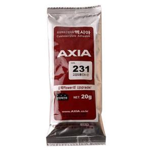 순간접착제 강력본드 접착제 엑시아 231 투명 20g