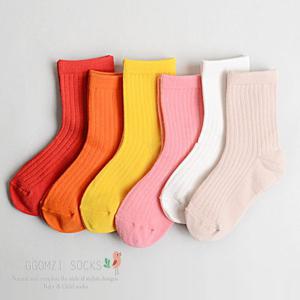 [꼼지]GM골지캔디(6족)세트 중목 유아양말 아동양말