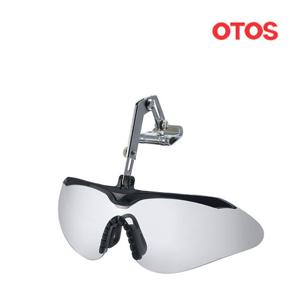 오토스 A-644A 클립타입보안경 헬멧차양 도수안경 이마보호대