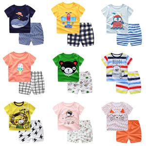 [엠케이] 원더풀 유아 반팔 티셔츠바지세트 랜덤2개 700717