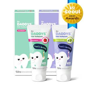 닥터데디스 저불소 키즈치약(60g) 1개+여행용 치약