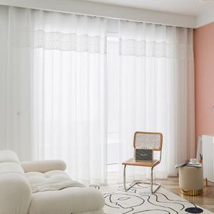 [지나송]퓨어 시크릿 커튼 소형 1장(130×230cm)+꽃집게1개