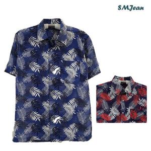 SMJ1327 잔피엘 반팔 남방 셔츠 중년 남성 여름 셔츠